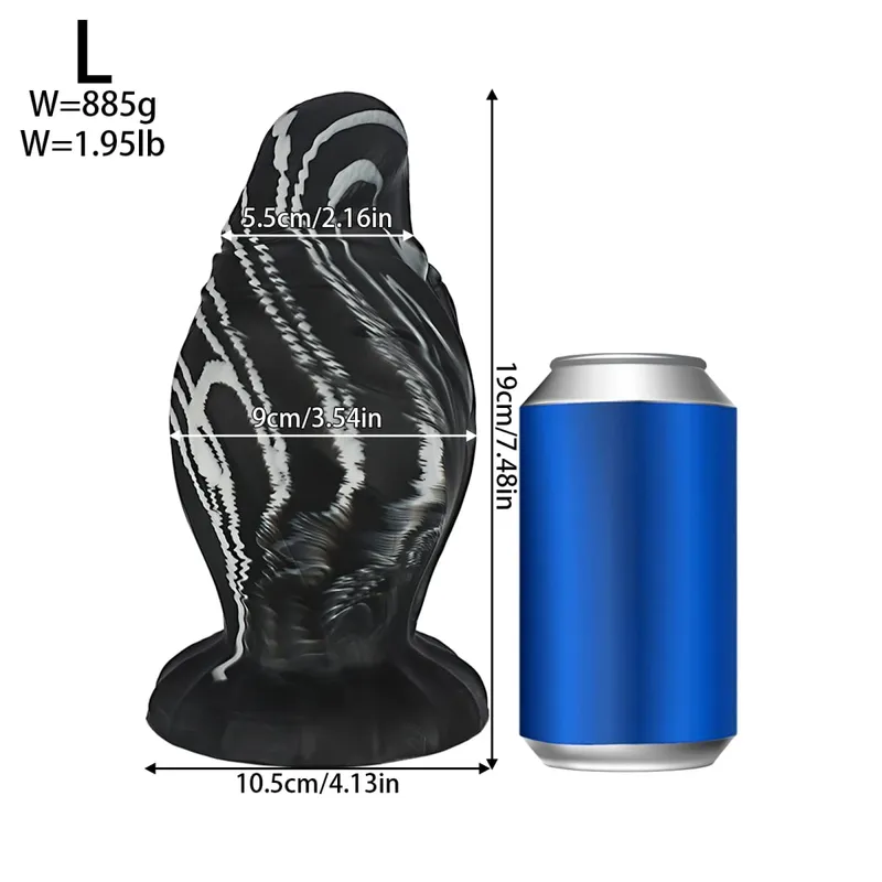 Enorme spina anale spessa Grande ventosa Butt Plug Fantasia in silicone Dilatatore allungamento anale espansore Giocattoli adulti del sesso per donne uomini