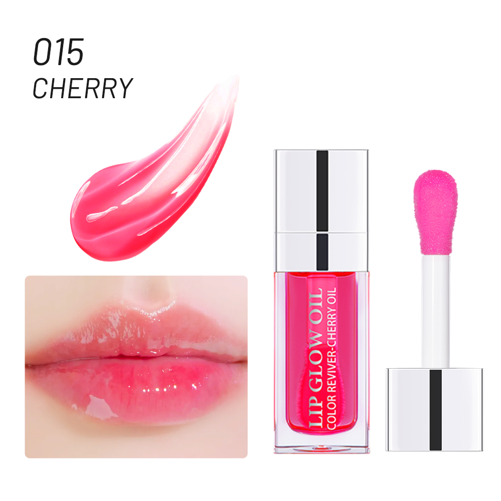 Crystal Jelly Moisturizing Lip Oil Plumping Lip Gloss Makeup Sexy Plump Lip Glow Oil Tinted Lip Plumper 6ml 1 Piece — image 9