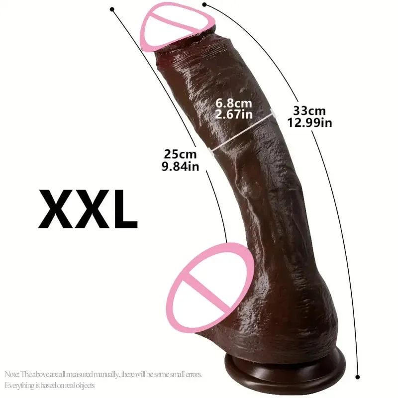 Super Long Skin Dildo Silicone Penis Realistic Cock For Women Masturbator Makeup Penetration Anal Strapon Dick Adults Sex Toys