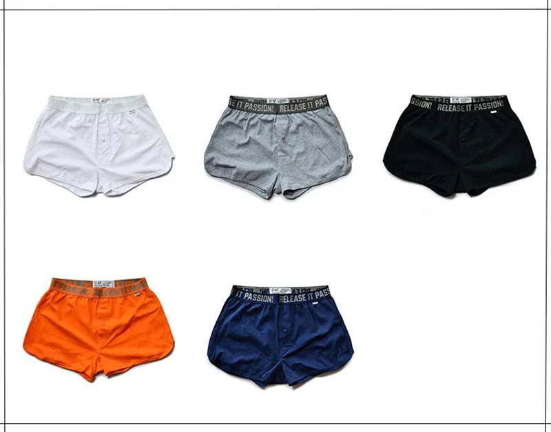 Man's Underwear Panties Men's Shorts Cotton Underwear Boxers Solid Loose Cuecas Masculinas Home Boxershorts Ropa Interior Hombre — image 7