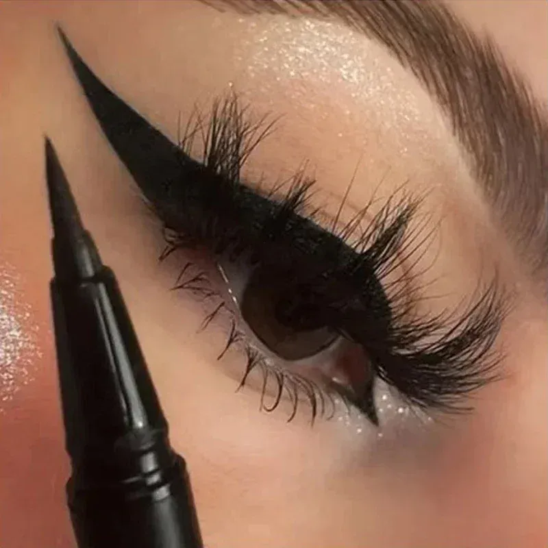 1/5/20pc Lasting Waterproof Liquid Eyeliner Non-fading Smooth Quick Drying Eyeliner Pencil No Ink Leakage Black Eye Liner Makeup — image 2