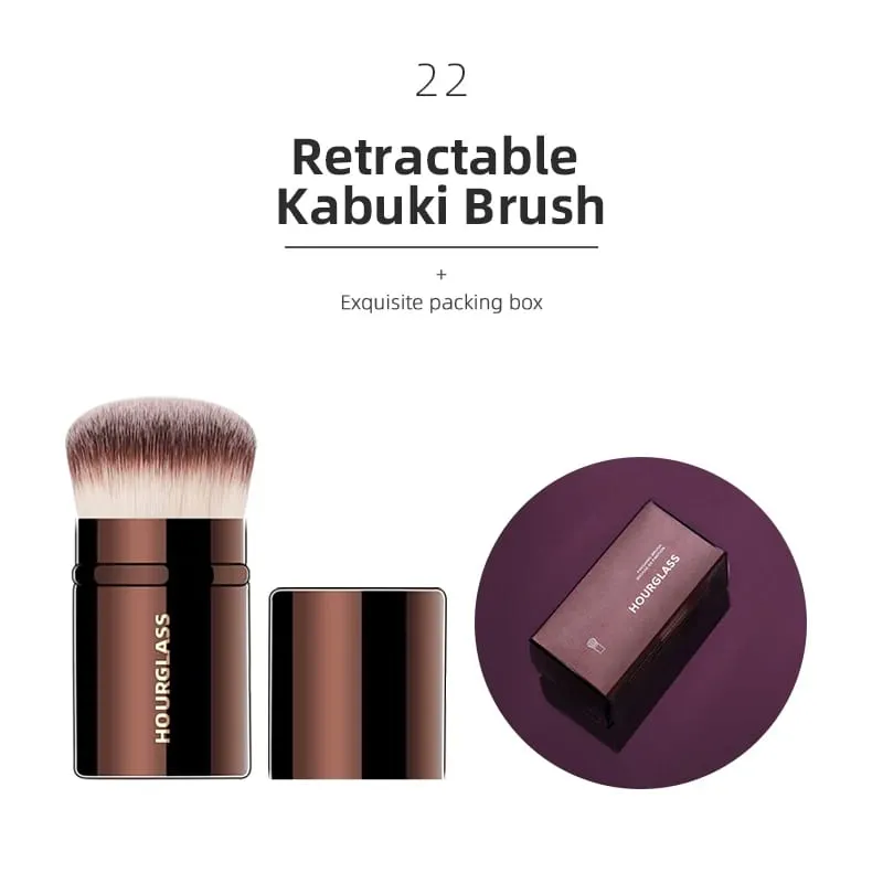 Hourglass Makeup Brushes Powder Foundation Concealer Blusher Bronzer Eye Shadow Eyebrow Eyeliner Sculpting Brush — image 28