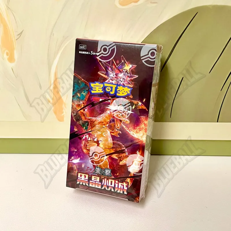 Pack de gemmes pokemon Violet écarlate Original Vol6, boîte fine TCG, cartes de combat à collectionner, Version chinoise simplifiée, jouets, cadeau — image 8