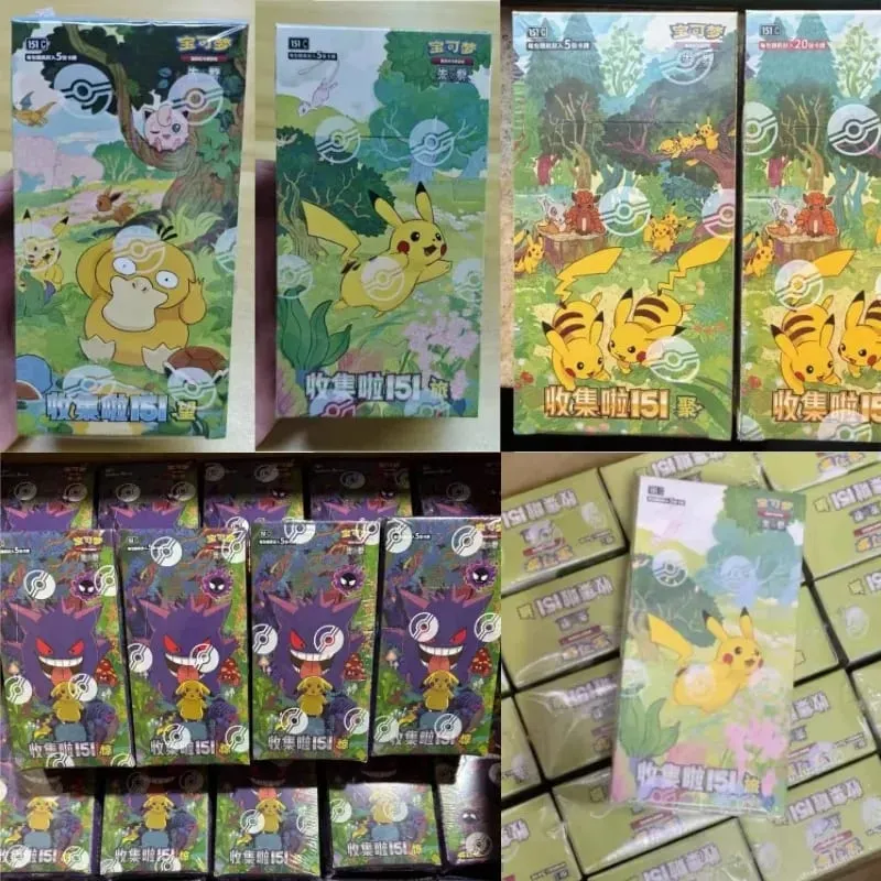 Pokémon Original Card 151 Series Vol.3 PTCG Official Genuine Supplement Package Animation Collection Card Table Game Toy Gifts — image 2