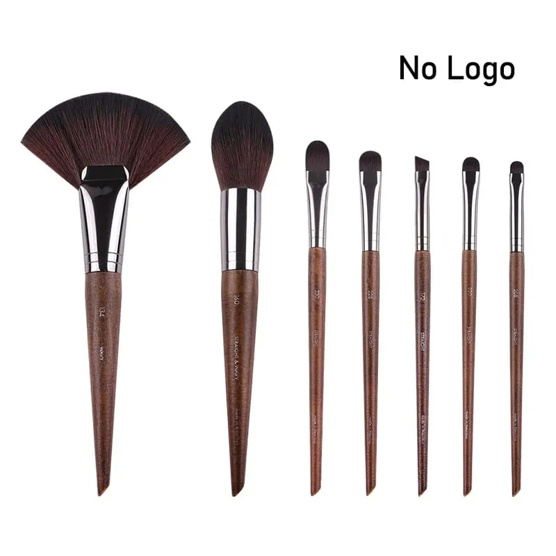 Natural wood Eye Makeup brushes whole set Pro Crease Eyeshadow Make up kit smudge highlighter eyebrow Lip lash brush practical