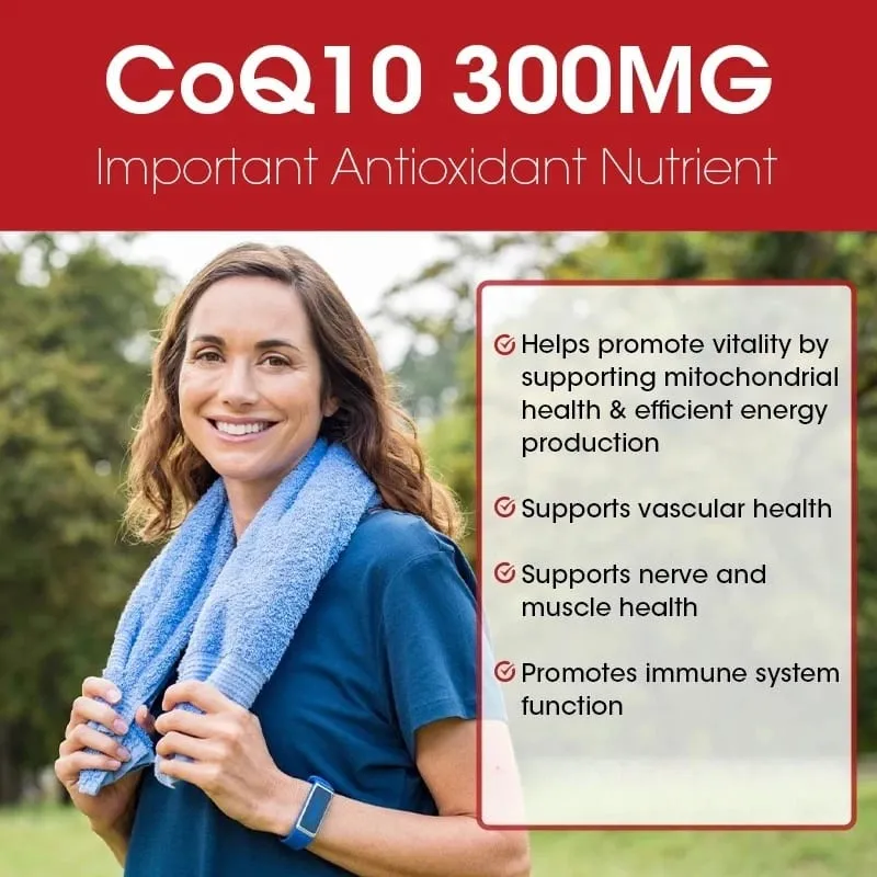 Coenzyme Q-10 - Natural Antioxidant for Cardiovascular Health Helps Boost Cellular Energy Output and Immune System — image 4
