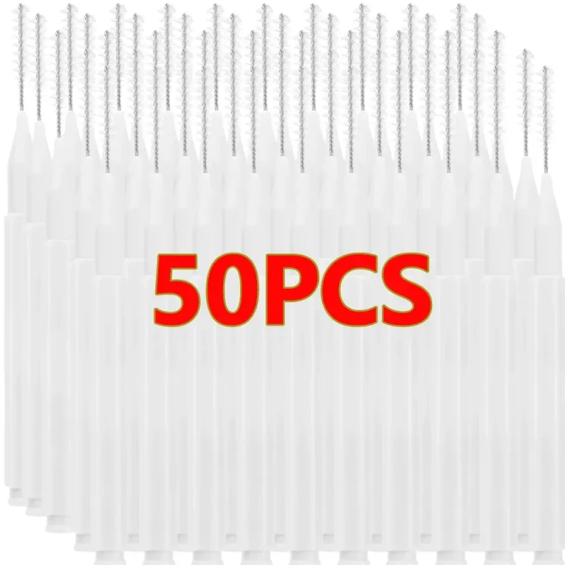Disposable Mini Eyebrow Brush 50pcs Portable Eyelash Brow Lifting Brushes Applicators Eyelash Comb Lash Extension Beauty Brush — image 10