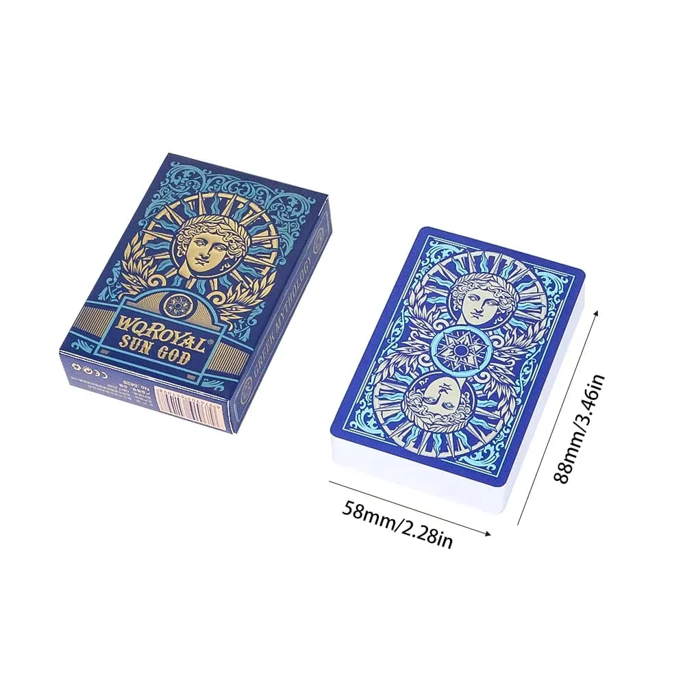 Creative Collection Playing Cards Vintage Classic Poker PVC Waterproof Deck of Cards for Parties Gatherings and Collections