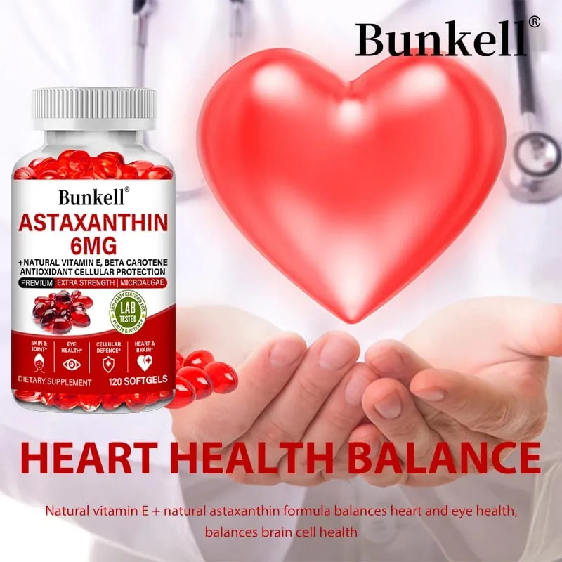 Astaxanthin Capsules - Promotes Cardiovascular Health and Accelerates Metabolism supporting Eye Joint & Skin Health — image 6