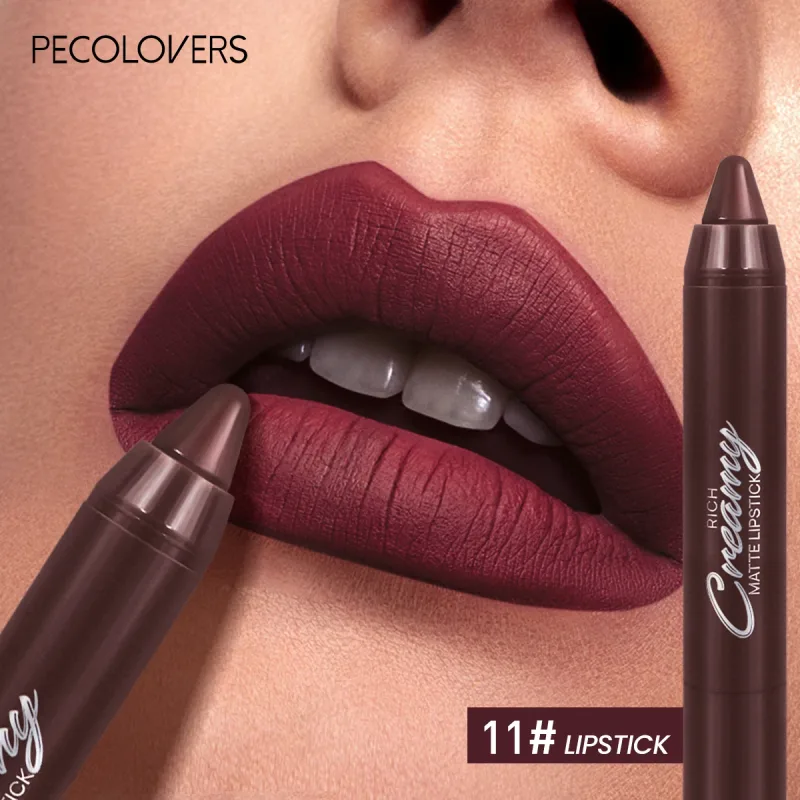 Multiple Colors Matte Lip Liner Use As Lip Liner and Lipstick Easy To Accurately Apply Waterproof Long-lasting Non-stick — image 8