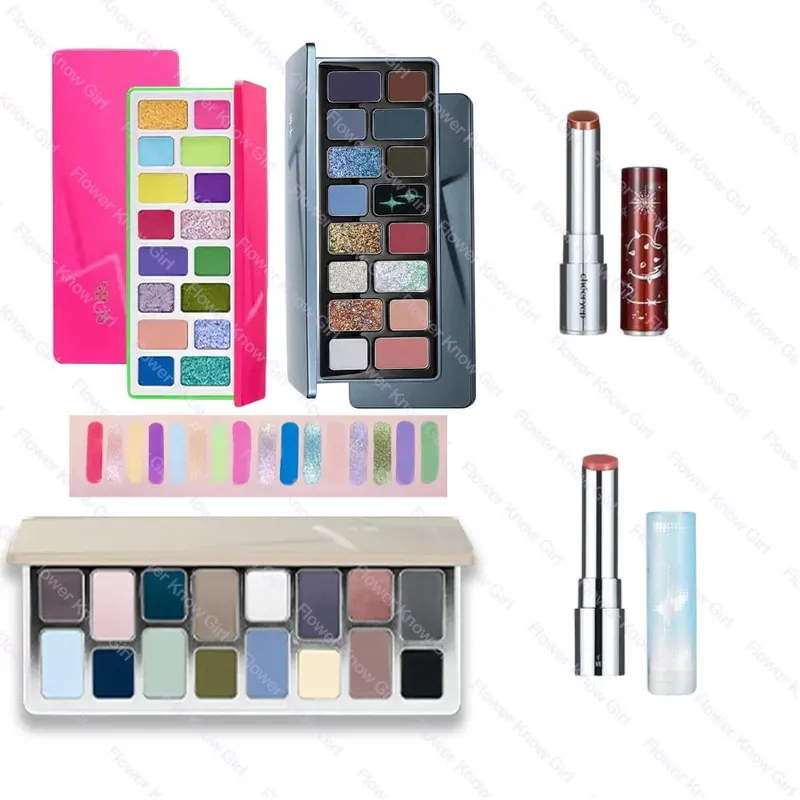 16-Color Eyeshadow Palette Matte Shimmer & Satin Finishes Natural Daily Wear Multi-Color Face Palette Lip Gloss Set — image 2