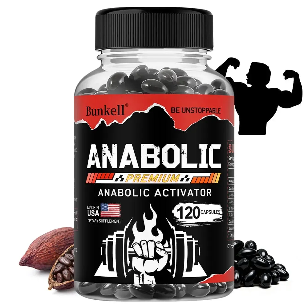 Men’s Muscle Builder Capsules Lean Muscle Growth Strength Endurance Recovery Metabolism & Abs Support 30/60/120 Κάψουλες — image 2