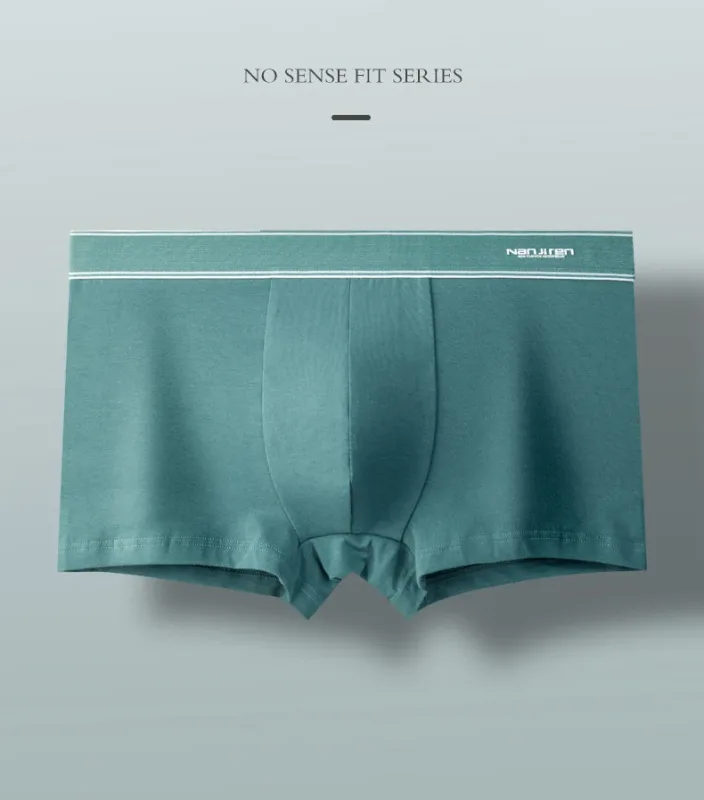 4Pcs/lot Men's Underwear Sexy Boxer Shorts Cotton Panties Man Solid Underpants Male Soft U Convex Lingerie Plus Size L-6XL — image 9