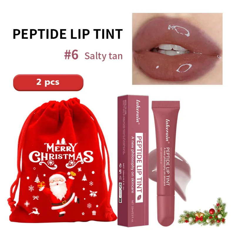 Mirror Glass Shine Lip Gloss Transparent Halo Dyeing Long Lasting Moisturizing Waterproof Cosmetics Christmas Makeup Gift — image 10