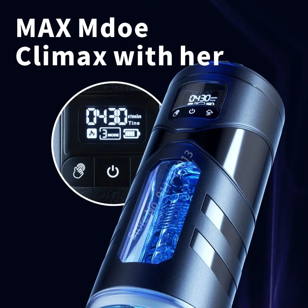 Automatic Heated Sucking Vibration Male Masturbator Cup Blowjob Pussy Pocket Sex Machine Masturbation Toy Adult Goods for Men — image 3