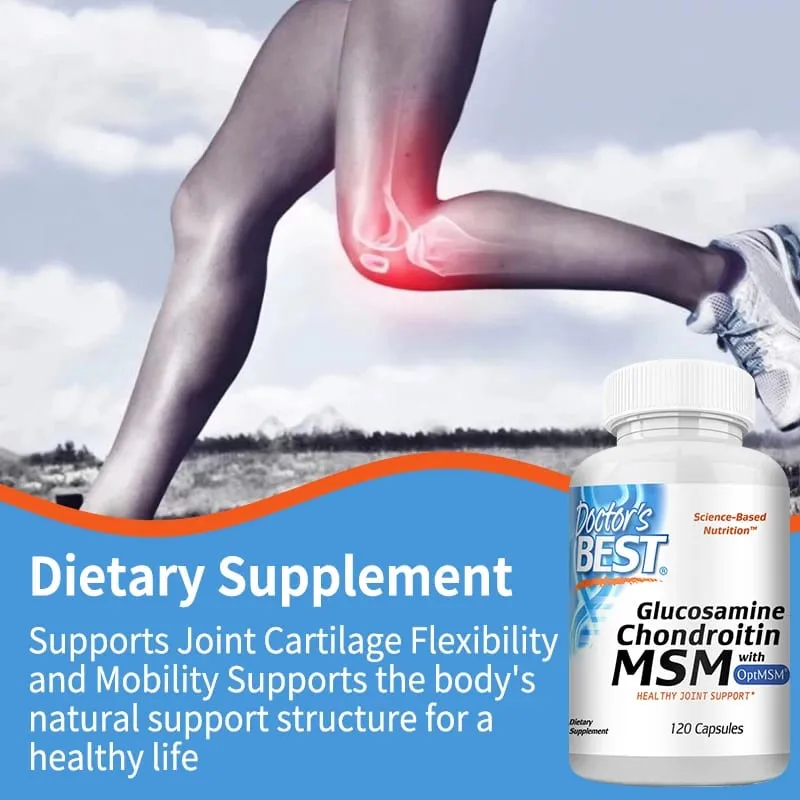 Glucosamine Chondroitin MSM with OptiMSM Joint Support Helps with Joint Mobility Overall Health — image 6