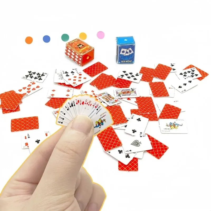10Pcs Mini Kad Permainan Hujung Jari Set Perjalanan Luaran Mudah Alih - Permainan Parti Super untuk Perhimpunan Mainan Permainan Kad Kecil yang Ideal — image 2
