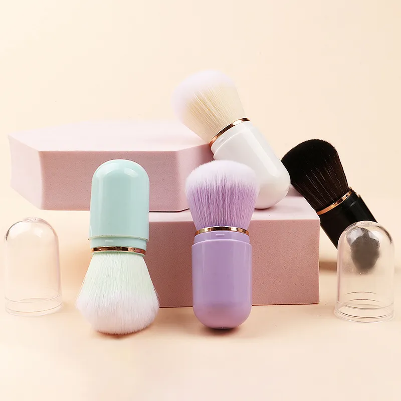 Single Makeup Tools Portable Mini Makeup Brushes Retractable Beauty Tools Loose Powder Brush Blush Brush Makeup Brushes — image 1