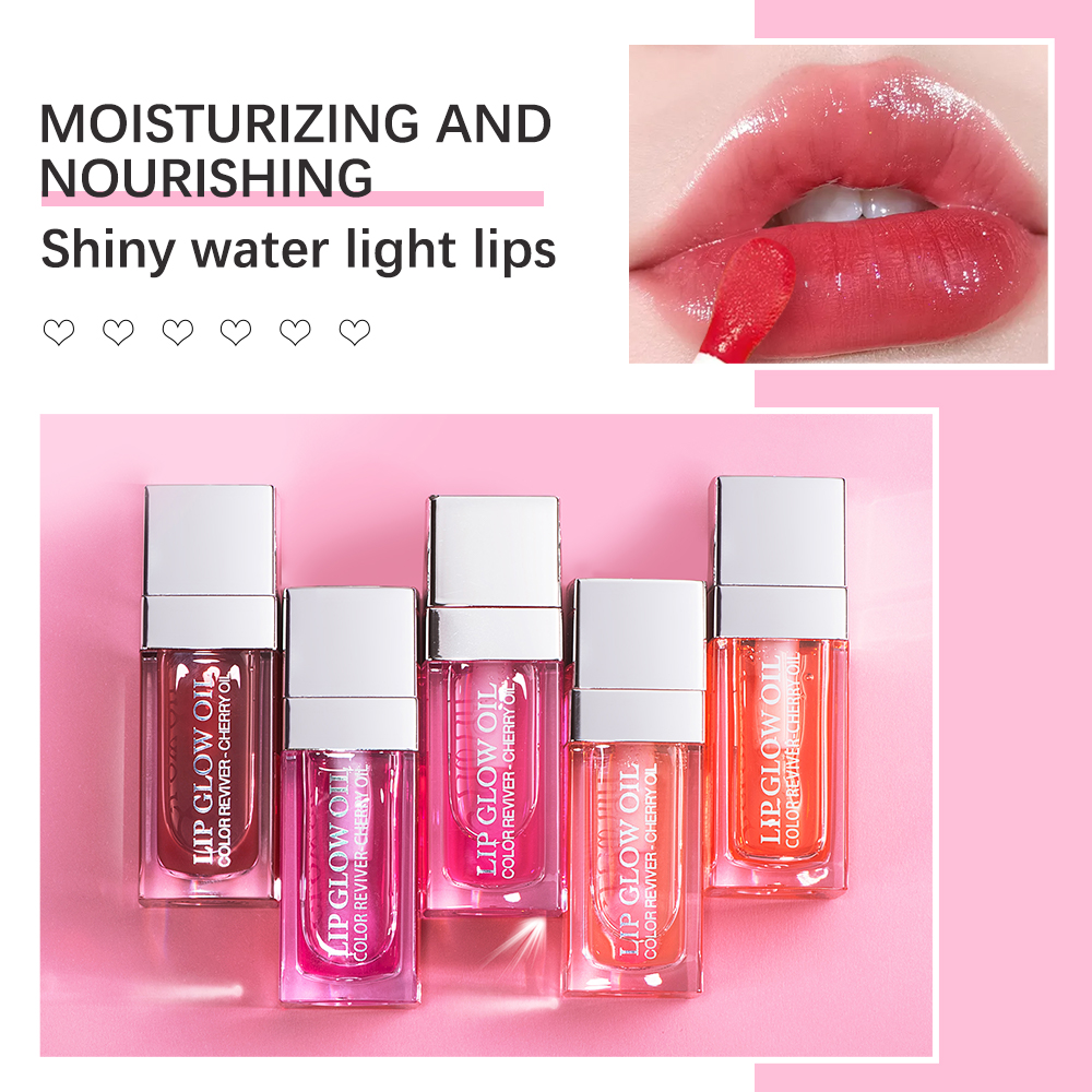 Crystal Jelly Moisturizing Lip Oil Plumping Lip Gloss Makeup Sexy Plump Lip Glow Oil Tinted Lip Plumper 6ml 1 Piece — image 6