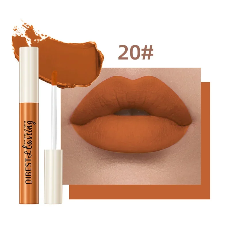 24 Colors Matte Liquid Lipstick Waterproof Long Lasting Velvet Red Lip Gloss Tint Makeup Cosmetic Lipsticks Lipglosses — image 29