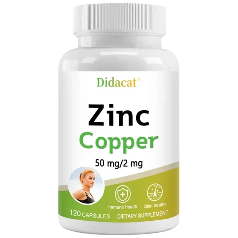 Zinc + Copper Capsules - Support Healthy Skin and Immune System Increase Vitality Skin Care — image 8