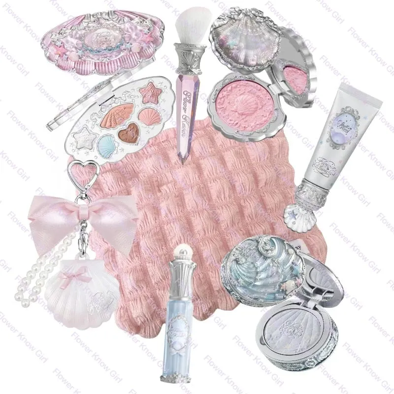 Flower Knows Shell's Jewel Collection Makeup Kit Full Professional Face Palette Blush Eyeshadow Lip Cream Highlighter Balm Sets — image 2