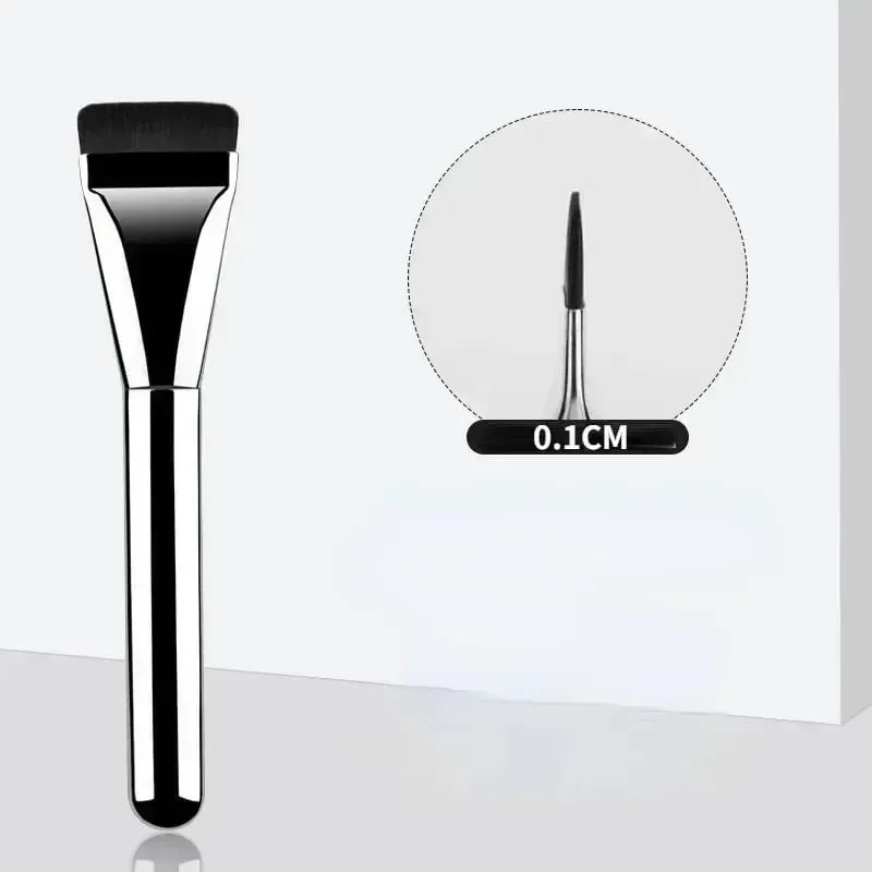 1Pc Ultra Thin Foundation Brush Lightweight Thin Face Contour Brushes Flat Contour Brush Blending Foundation Cream Make Up Brush