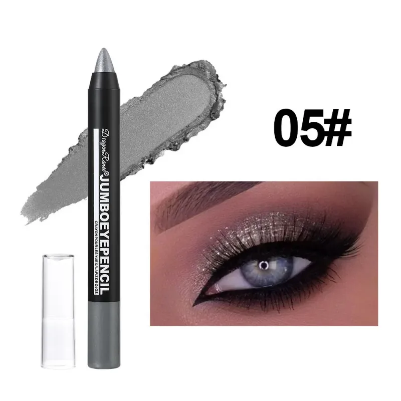 Smoky Dark Green Eyeshadow Pencil Stick Waterproof Pearlescent 12 Colors Metallic Glitter Eye Shadow Highlighter Pen Makeup Tool — image 14