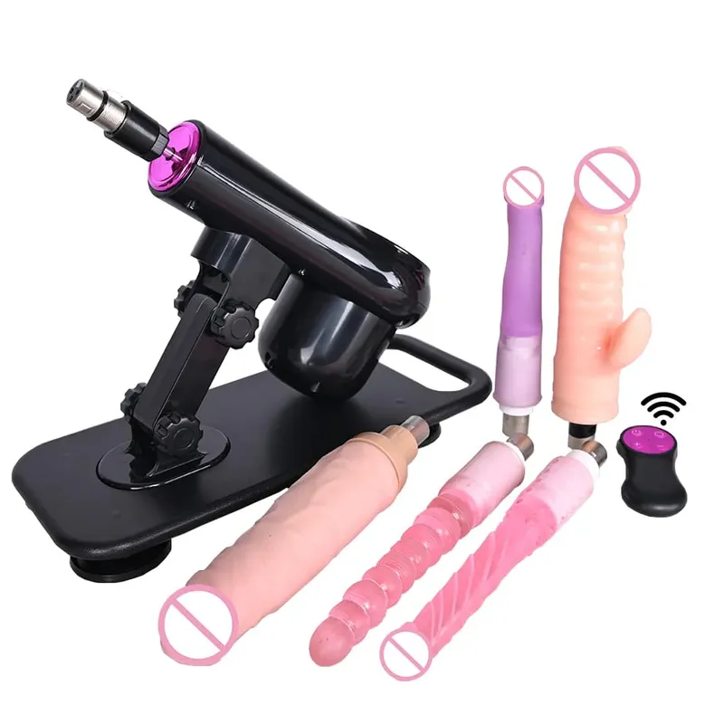 sex machine thrusting love machine automatic telescopic vibrator with Different Dildo Attachments Toys Sex toys — image 23