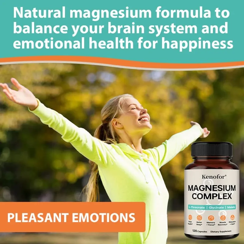 Magnesium Complex Supplement with L-threonine Glycine and Malate To Support Brain Health Memory Concentration and Sleep — image 6