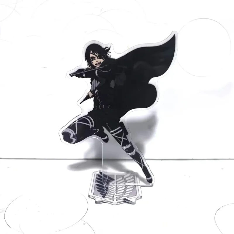 Attack on Titan Acrylic Standing Eren Mikasa Levi Erwin Armin Anime Action Figures Wolf Titan 16cm Model Toys Decor Toys For Kid — image 12