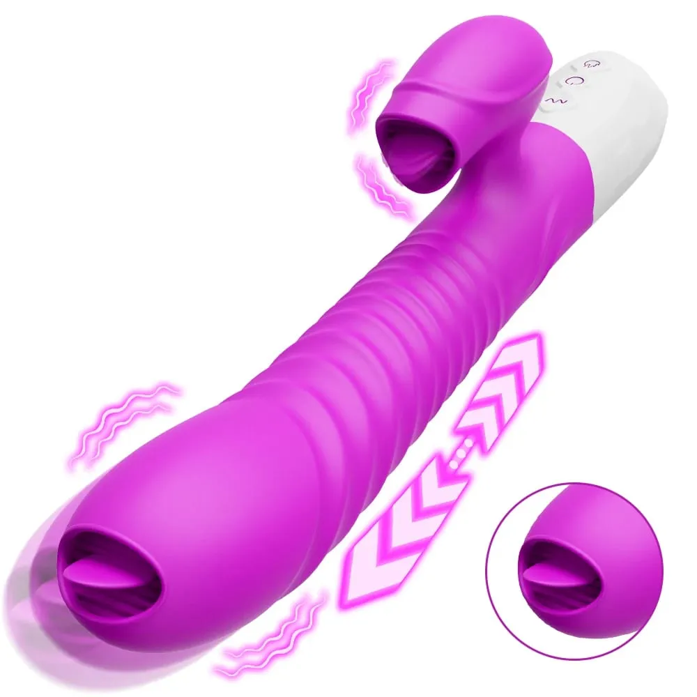 Rychlý orgasmus vibrátor dildo pro ženy lízání vyhřívání vibrátory klitoris stimulátor bodu G vibrace ženský klitoris vysavač pro dospělé sexuální hračka — image 1
