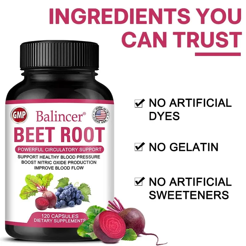 Beetroot - Supports heart and blood vessel health supports blood pressure and cholesterol levels antioxidant — image 7