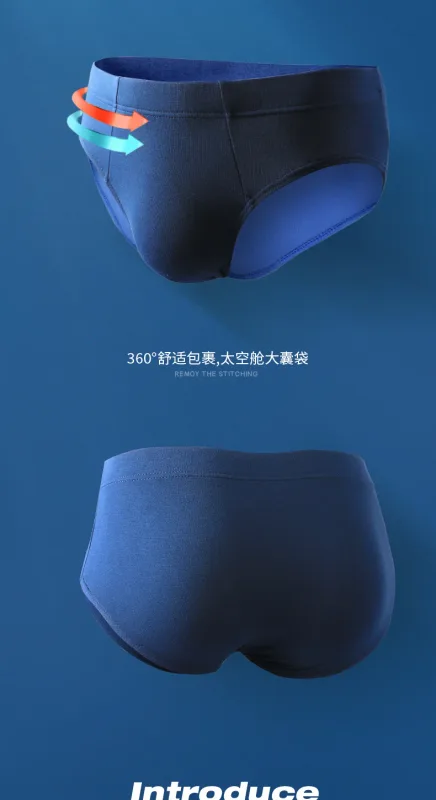 Intimo da uomo, slip da uomo, mutande modali sottili estive, fascino sessuale, pantaloncini traspiranti a vita bassa da uomo di grandi dimensioni — image 16