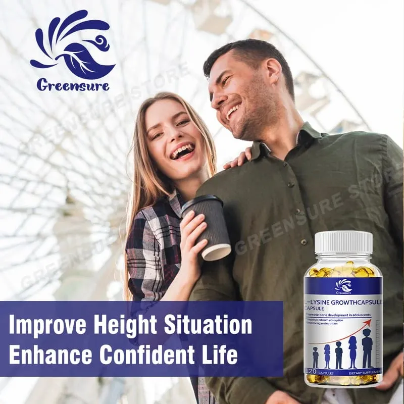 Growth Hormone Support Capsules - With L-Arginine & GABA for Healthy Development