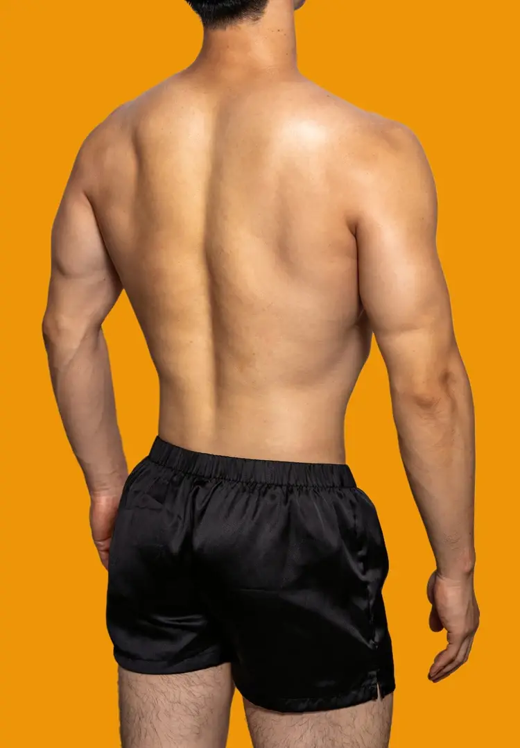 Men's Silk Smooth Sexy Boxers Underwear Low-Rise Lingerie Hot Cueca Masculino Inner Wear Underpants Stretch Loose Fit Sleepwear — image 18