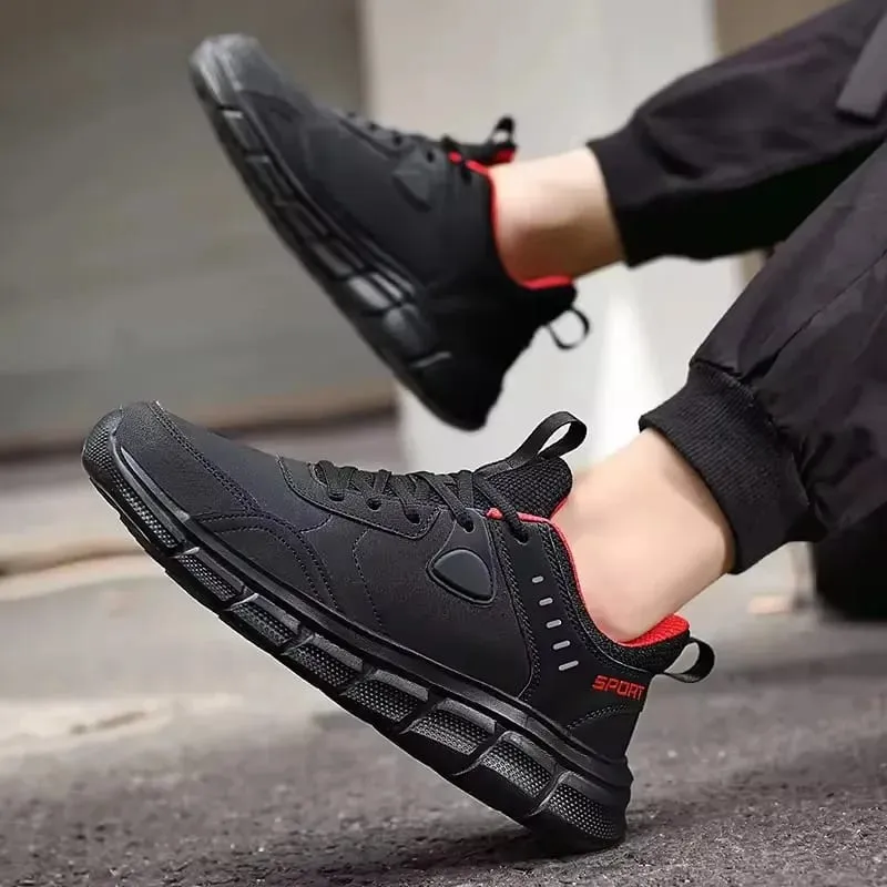 Men Waterproof Athletic Sneakers Breathable Comfortable Casual Sneaker Ear-resistant Non Slip Walking Men Shoes Tenis Masculino — image 5