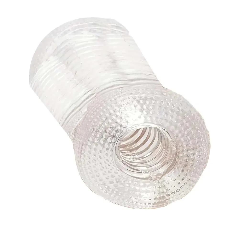 Male Masturbator Transparent Jelly Artificial Vaginal Real Pussy for Men Penis Exerciser Cock Enlarger Suck Sex Toys Erotic 18+ — image 1
