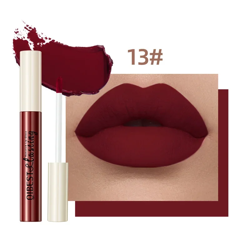 24 Colors Matte Liquid Lipstick Waterproof Long Lasting Velvet Red Lip Gloss Tint Makeup Cosmetic Lipsticks Lipglosses — image 24