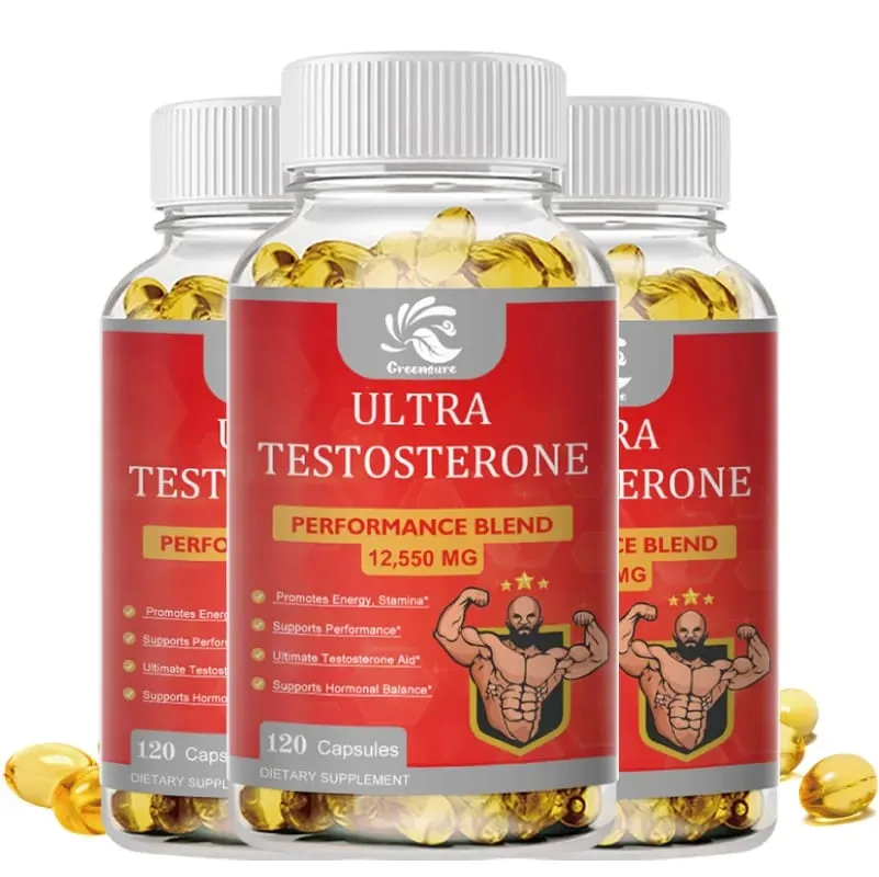 Greensure Male Energy Booster - Healthy Support to Help Boost Strength and Build Lean Muscle