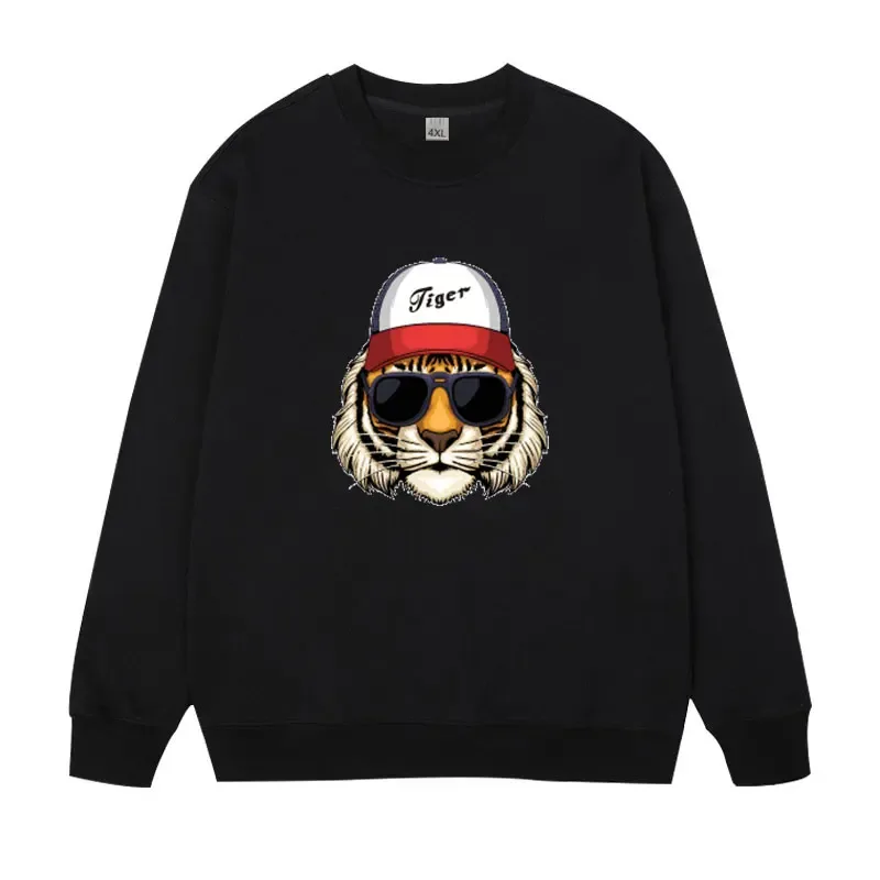 Plus Size Pullovers Men's Sweatshirts 110-185kg Oversized Round Neck Long Sleeve Tees Loose Tops Big Size Male Clothing 1XL-7XL