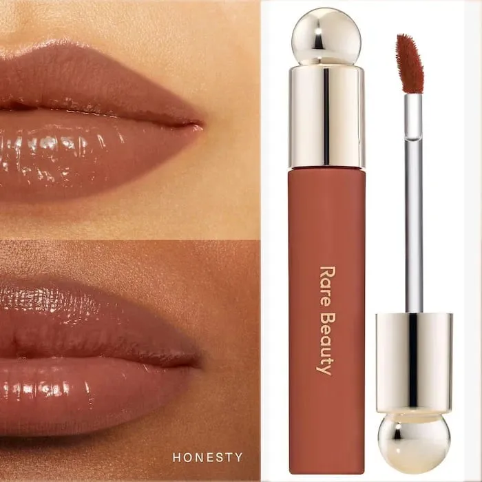 Rare Beauty Melting Cream Blush Makeup Matte Pearlescent Texture Glitter Blush Highlighter Bright Nourish Moisturize Lip Gloss