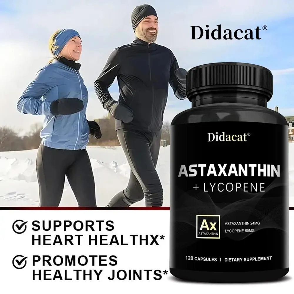 Natural Astaxanthin 24 Mg A Powerful Antioxidant Supports Cardiovascular Health Joint Health and Enhances Immunity — image 1