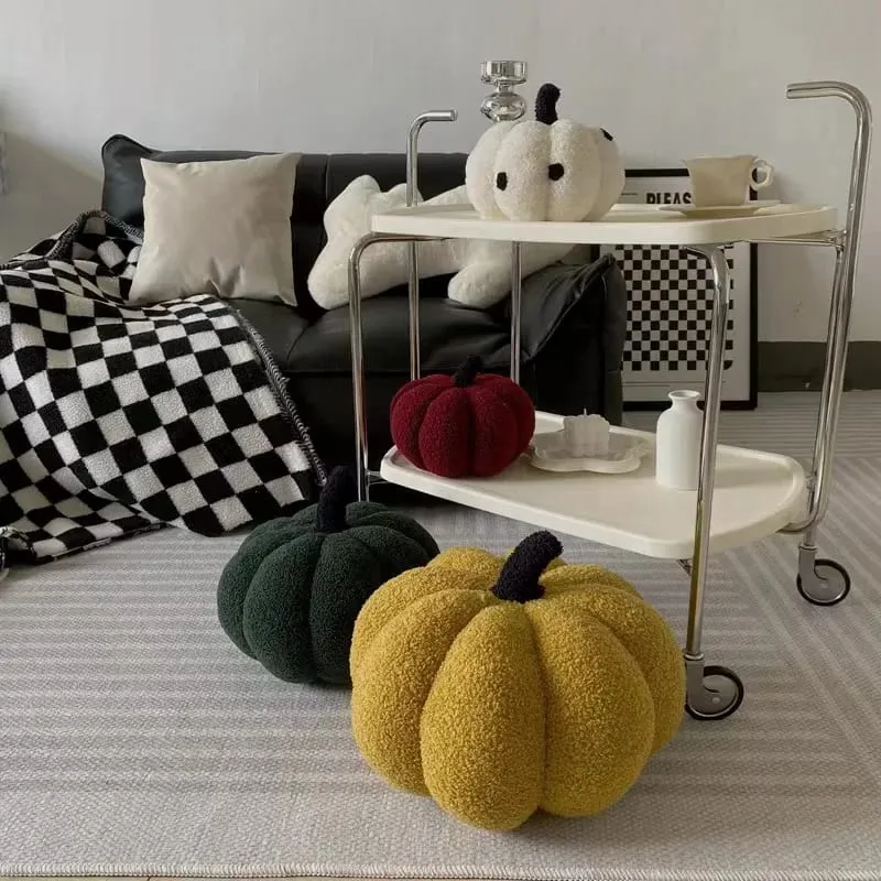 Soft And Cute Round Pumpkin Pillow Home Decoration Living Room Sofa Office Waist Pillow Halloween Gift — image 4