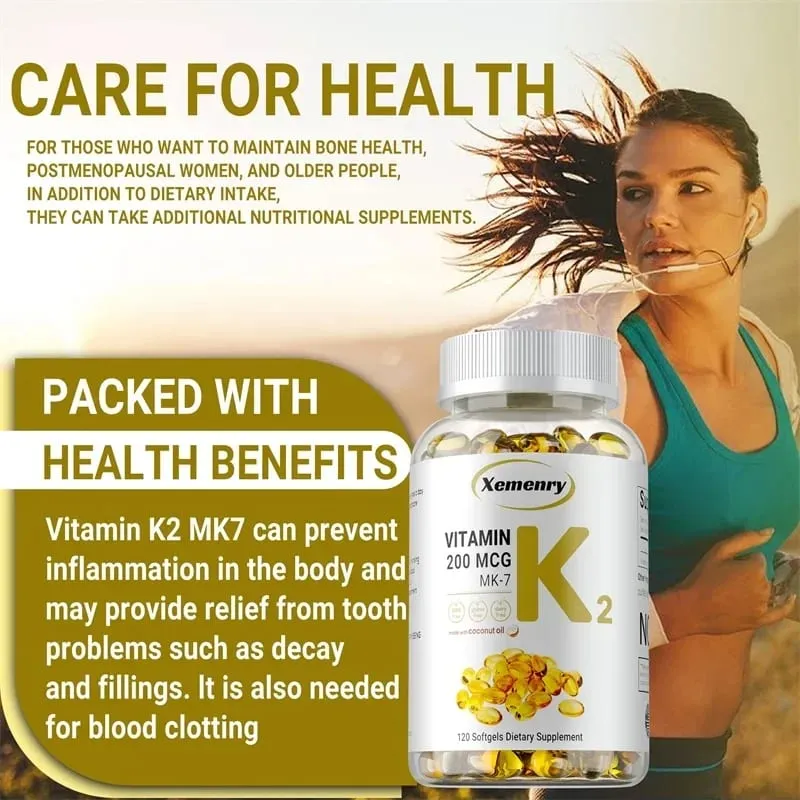 Vitamin K2 MK-7 Supplement - Supports Bone Density Teeth Skin Heart Health and Immunity — image 7