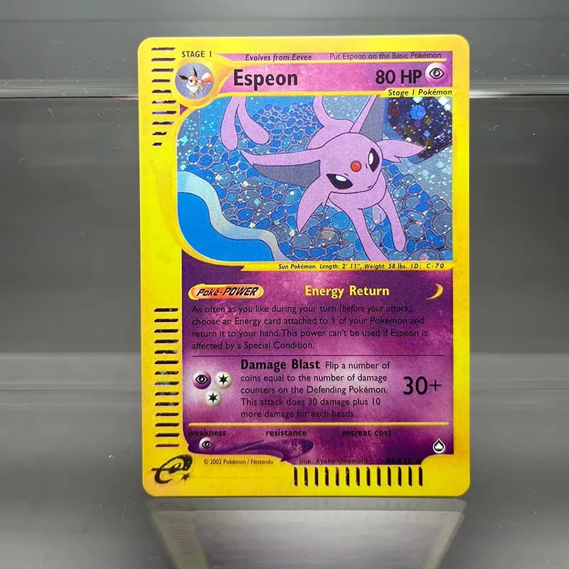 PKM Holographic Single Proxy Cards Lugia Charizard Venusaur Foil Game Collection Cards PTCG Kids Toys — image 24