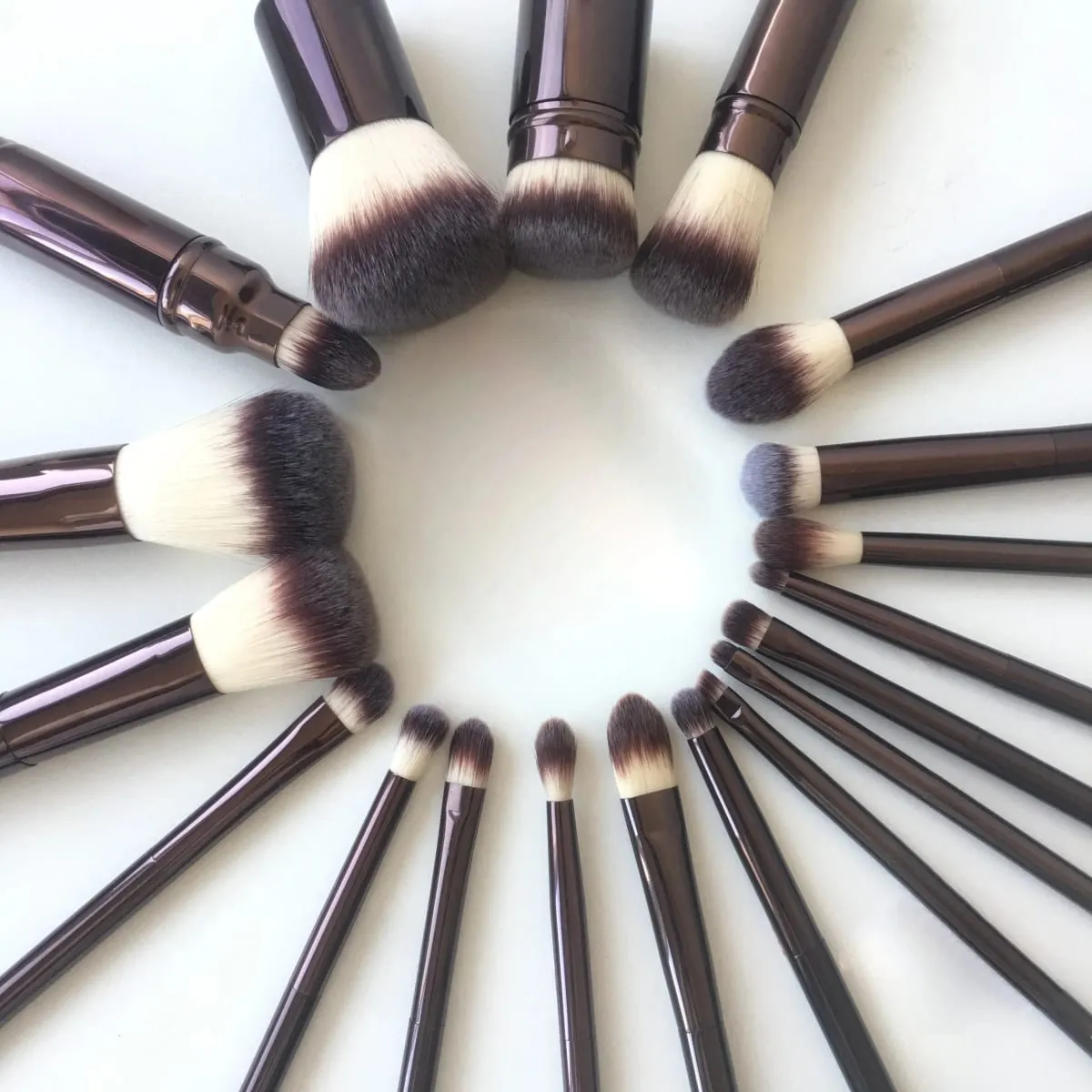 1pc HG Pro Foundation retra Makeup brushes Powder contour Blusher Make up brush metal handle Highlight Bronzer high end No box — image 3