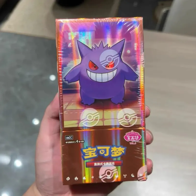 100% caja de refuerzo Original de Pokémon CSV9.5C, paquete de gemas de Pokémon chino simplificado Vol 3, paquete de gemas de Pokémon vol.3, paquete de gemas vol.2