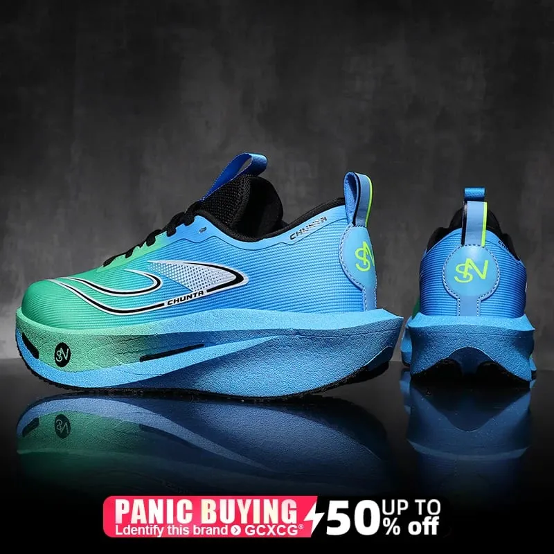 Running Shoes Carbon Board Speciality Marathon Men Sports Breathable Lightweight Women's Comfortable Athletic Nonskid Sneakers