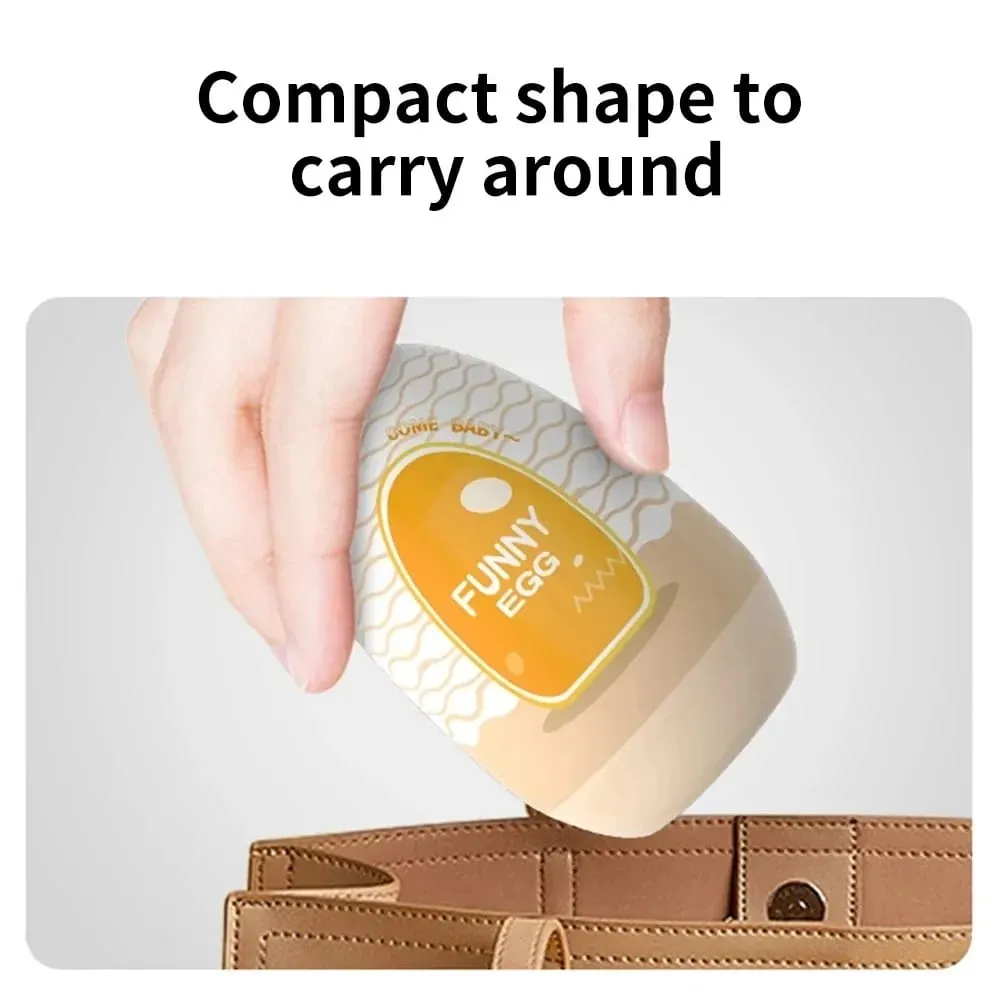 Laile Mini Masturbateur Oeuf Portable Poche Chatte pour Hommes Jetable Mâle Sex Toy Tasse — image 2
